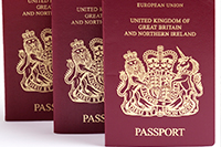 Три британских паспорта