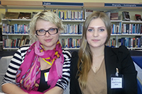 Оксана Кошель (слева) на конференции BBSW