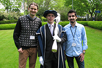 Алексей, Крэйг и Абдулла в University of East Anglia