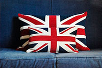 Подушки с британским флагом